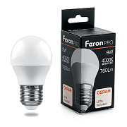 globe LED 9W E27 4000K G45 LB-1409 Feron PRO