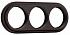 Рамка на 3 поста Werkel Retro Legend (венге) W0035226 нов.