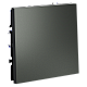 Проходной переключатель одноклавишный VOLTUM S70 10А, (титан)