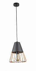 Linvel LV9316/1 Бейд Черный/золото Е27 40W 265x265x1000мм Подвес