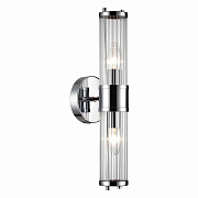 ODEON LIGHT Настенный светильник KEPA DROPS хром/стекло E14*2  IP44