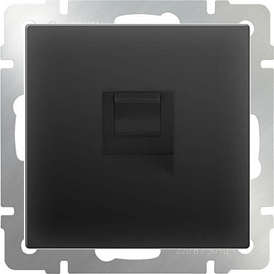 Werkel W1181008 Розетка Ethernet RJ-45 (черный матовый)
