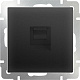 Werkel W1181008 Розетка Ethernet RJ-45 (черный матовый)