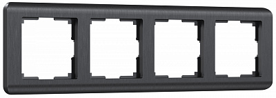 Werkel Stream W0042104 Рамка на 4 поста (графит)