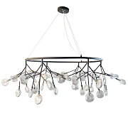 Kink Light 07521-54A,19(21) Люстра Ветта черный (прозр. плафоны) d115 h160 G4 54*2W ( лампы в комплекте)