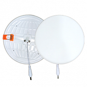Я Ecola LED downlight встраив. 18W 4200К без рамки любое отверстие d55-100 4K Круг 120x20
