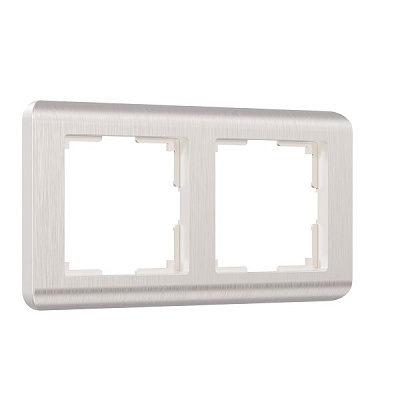 Werkel Stream W0022113 Рамка на 2 поста (перламутровый)