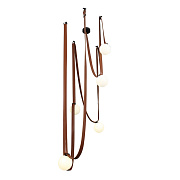 Kink Light 07682-5,04 Подвес Клиф коричневый d100 h150 E14 5*40W