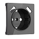 Werkel W1179544 Накладка для розетки USB (графит акрил)
