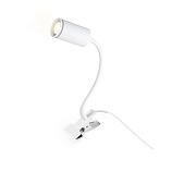 Ambrella Настольная лампа на прищепке FW2467 WH белый GU10 max 12W