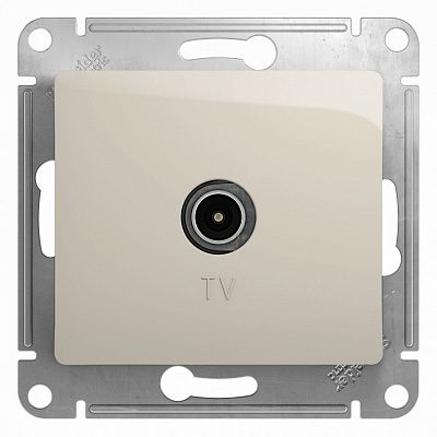 SE Glossa Молочная Розетка TV оконечная 1DB