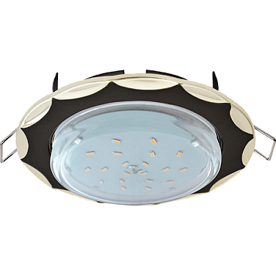 Ecola GX53 H4 черный хром-жемчуг Светильник, звезда