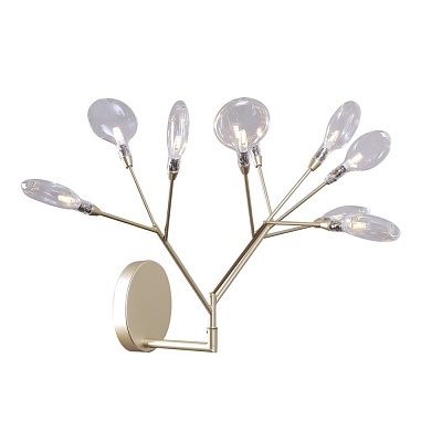 Бра EVITA AP9 GOLD/TRANSPARENT Cristal lux