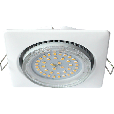 Ecola GX53 H4 Square белый Светильник квадратный