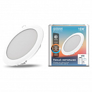Gauss круглый 16W DIM+CCT Smart Home Умный дом