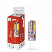 IN HOME LED-JC 1.5Вт 12В G4 4000К 150Лм Лампа светодиодная