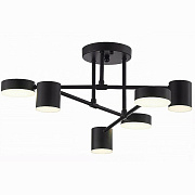 Kink Light 07649-6D,19 Люстра Мекли черный d57 h25 Led 3*12W+3*16W (3000К)