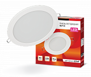 Светильник RLP-VC 18W встраиваемый круг белый, 6500К 1440Лм 185мм (140мм) IP40