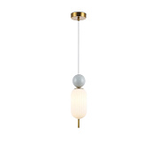 Ambrella Светильник подвесной LH53101 BS/GR/FR латунь/серый/белый матовый G9 max 28W