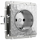 Werkel W1271006 Розетка с заземлением Hammer (серебряный)