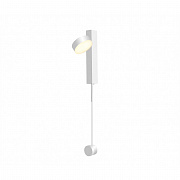 Kink Light Бра Винетта белый d10 h90 Led 9W (4000K)