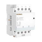 Werkel Контактор модульный 40 A 4NO (3 мод.)