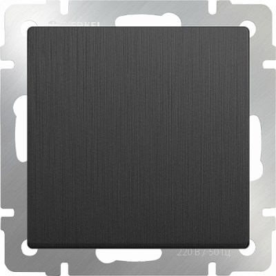 Werkel W1110004 Выключатель одноклавишный (графит рифленый)