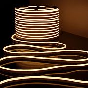 Гибкий неон 9,6W Led2835/120 IP67 односторонний теплый 3300K 50м