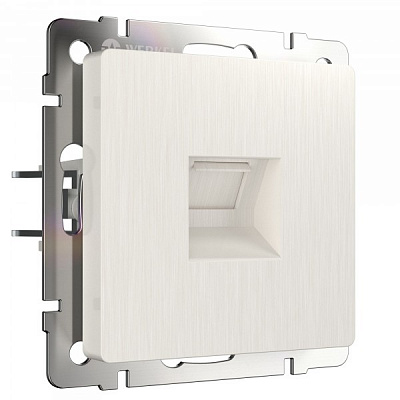 Werkel W1181013 Розетка Еthernet RJ-45 (перламутровый рифленый)