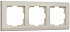 Werkel Stark W0031803 Рамка на 3 поста (слоновая кость)
