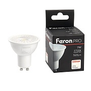 Feron PRO LED MR16 7W GU10 2700K LB-1607 с линзой 38  градусов