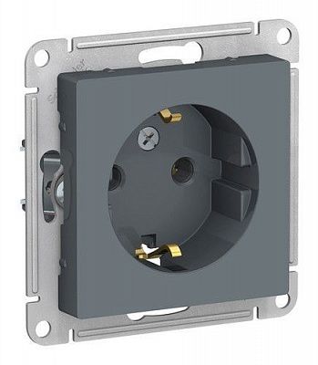 SE AtlasDesign Грифель Розетка с/з, 16А, механизм