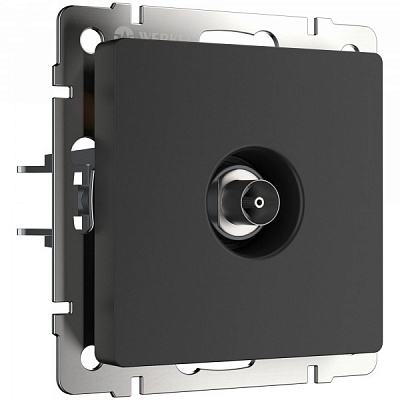 Werkel W1183008 ТВ-розетка оконечная (черный матовый)