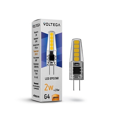 Voltega G4 2W 2800K 220V