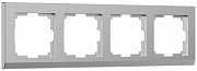 Werkel Stark W0041806  Рамка на 4 поста (серебряный)