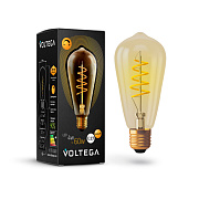 Voltega Светодиодная лампа Loft Led ST64 4W 2000K E27 DIM