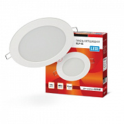 Светильник RLP-VC 12W встраиваемый круг белый, 4000К 960Лм 145 (110) мм IP40