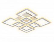 Ambrella FA868/4+4 WH белый 276W 820*820*120 (ПДУ РАДИО 2.4G) Люстра