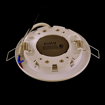 Ecola Light GX53-H6 золото Светильник встраиваемый