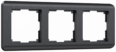 Werkel Stream W0032104 Рамка на 3 поста (графит)