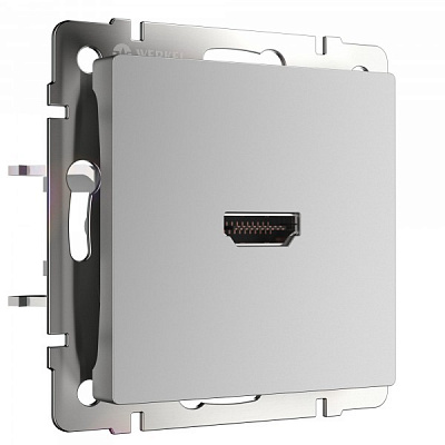 Werkel  WL06-60-11 Розетка HDMI (серебряный)