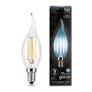 Gauss LED Candle tailed 9W Е14 4100К Filament Лампа светодиодная