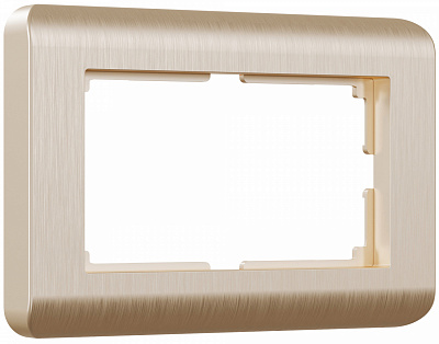 Werkel W0082111 Рамка для двойной розетки (шампань) Stream