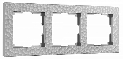 Werkel Hammer W0032406 Рамка на 3 поста (серебряный)