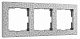 Werkel Hammer W0032406 Рамка на 3 поста (серебряный)