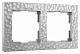 Werkel Hammer W0022406 Рамка на 2 поста (серебряный)