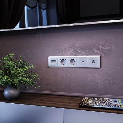 Werkel Stream W0052106 Рамка на 5 постов (серебряный)