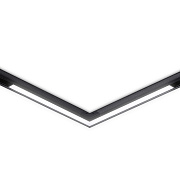 Ambrella Светильник светодиодный угловой для шинопровода Magnetic GL3982 BK черный IP20 24W 4200K 48V 300*300*45