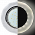 Ecola GX53 H4 Glass LD5313 Стекло Круг с вогнутыми гранями с подсветкой хром-матовый 38x126 Светильник