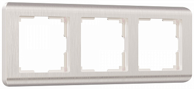 Werkel Stream W0032113 Рамка на 3 поста (перламутровый)